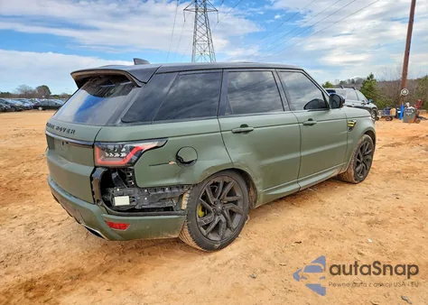 2019 Land Rover Range Rover Sport Hse из США, поврежденный, VIN SALWR2RU0KA875358